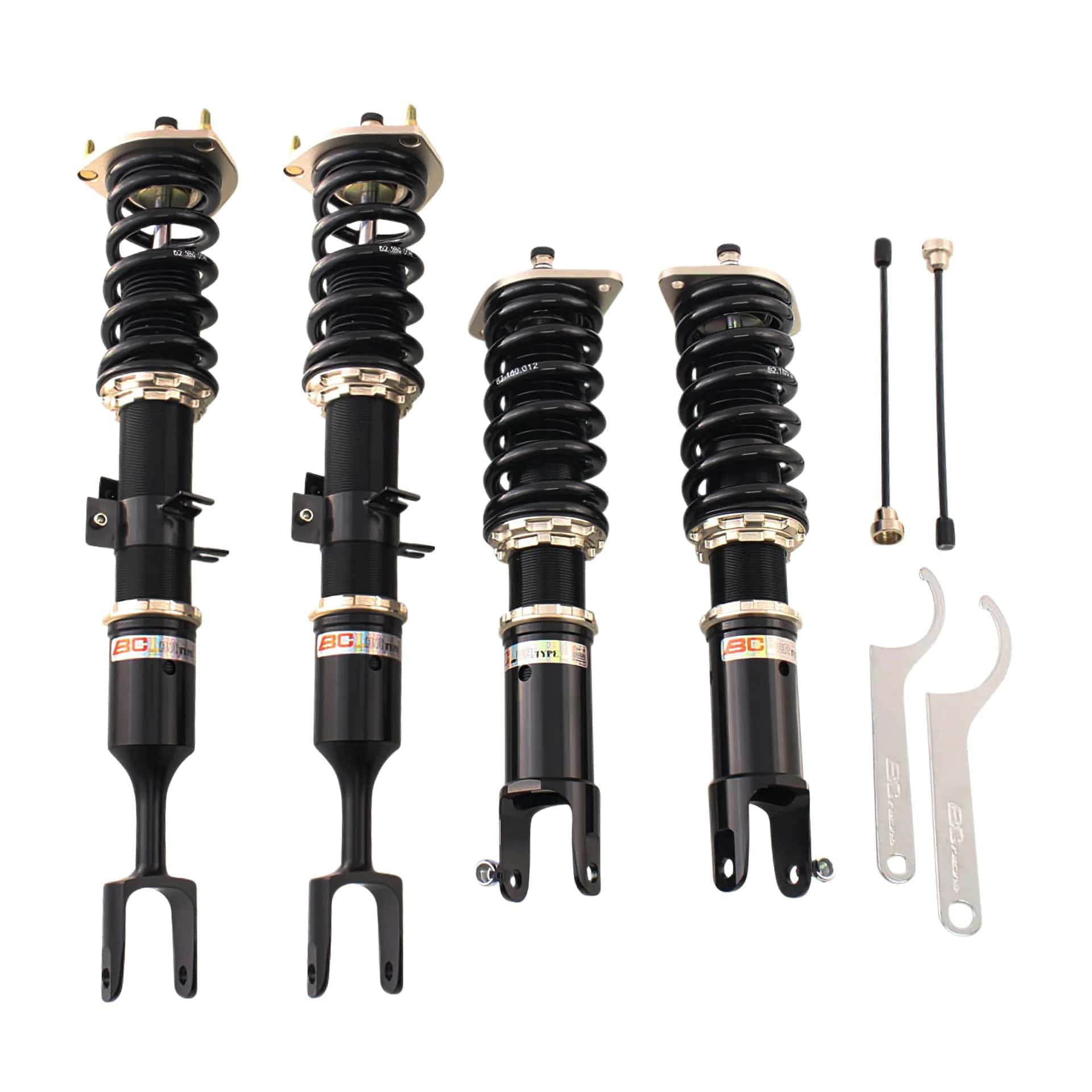 BC Racing BR Series Coilovers (True Rear) for 2008-2013 Infiniti G37 Coupe (V36) V-28-BR