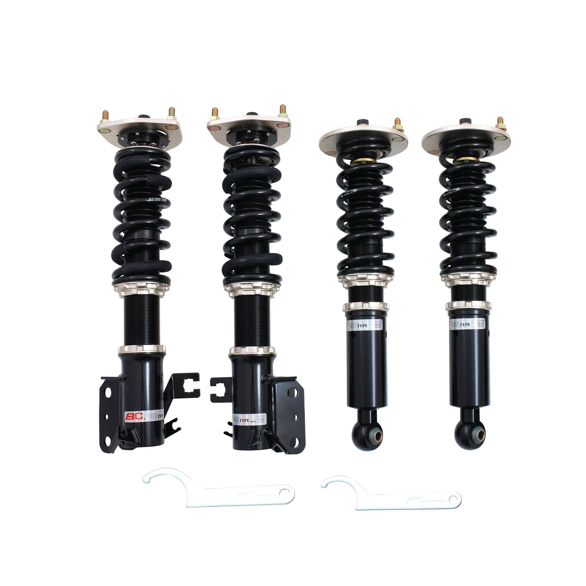 BC Racing BR Series Coilovers (True Rear) for 2010-2014 Volkswagen Jetta 54.5mm Strut (MK6) H-77-BR