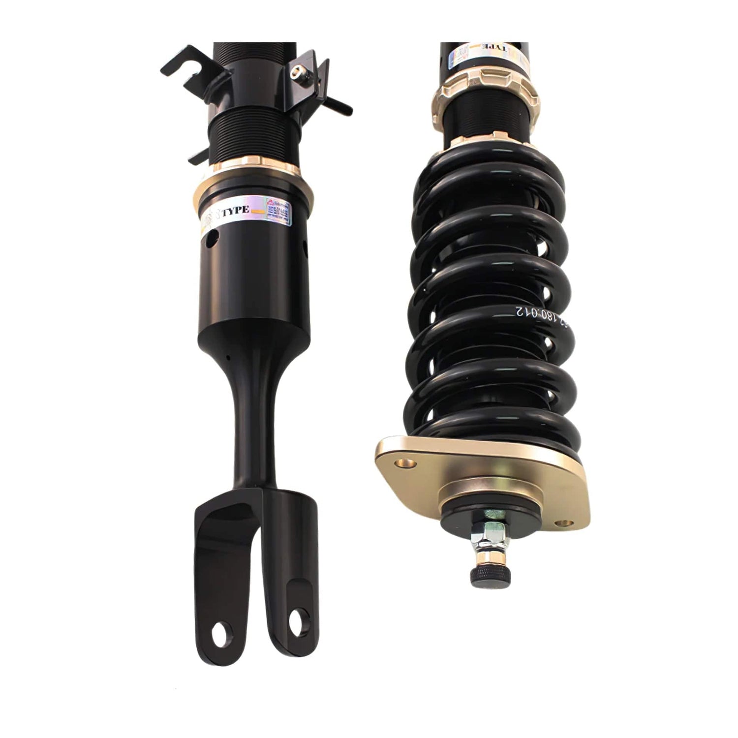 BC Racing BR Series Coilovers (True Rear) for 2015 Infiniti Q40 RWD (V36) V-28-BR