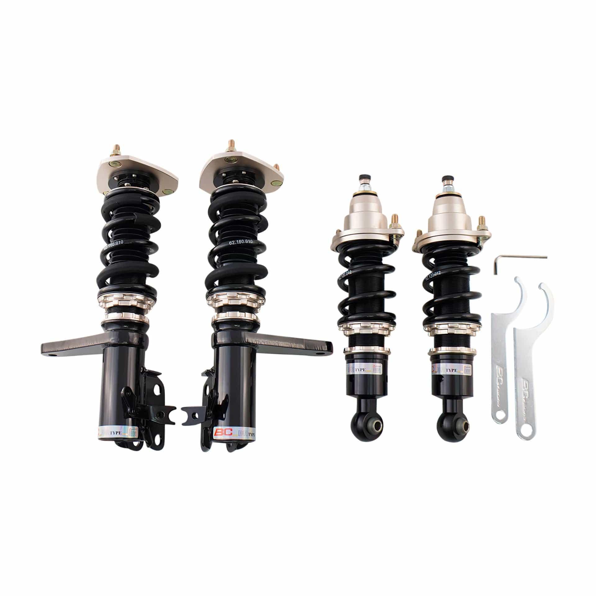 BC Racing DS Series Coilovers (Extreme Low) for 2002-2006 Acura RSX FWD (DC5) A-07E-DS