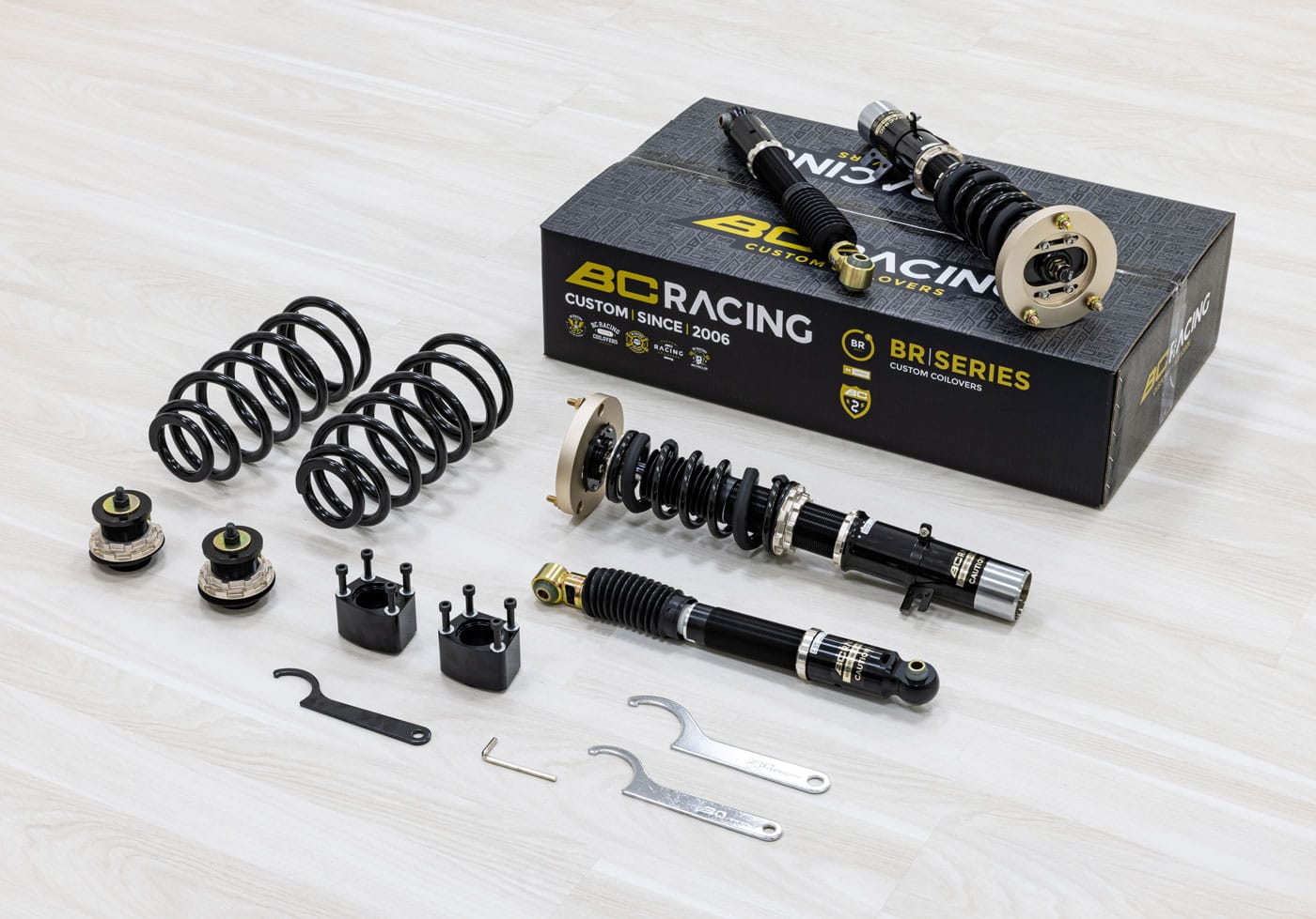 BC Racing DS Series Coilovers for 1975-1993 Volvo 240 RWD ZG-12-DS