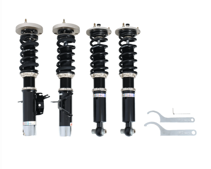 BC Racing DS Series coilovers (True Rear) for the BMW 330e