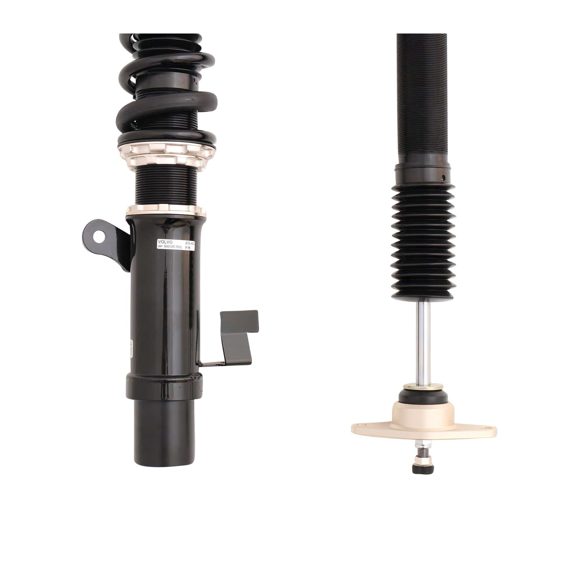 BC Racing DS Series Coilovers for 2007-2016 Volvo w/OEM Self-Leveling FWD (Y20) ZG-20-DS