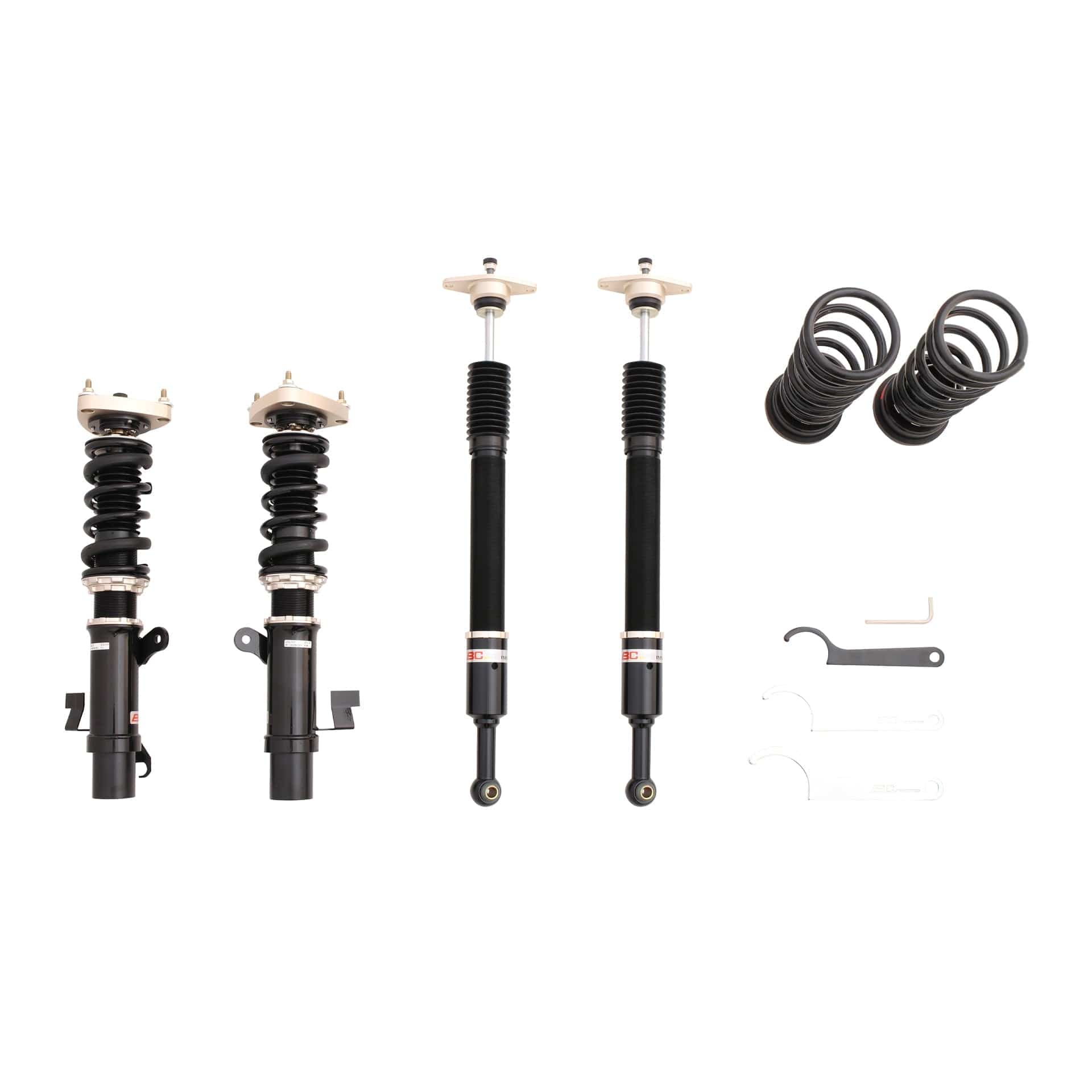 BC Racing DS Series Coilovers for 2007-2016 Volvo w/OEM Self-Leveling FWD (Y20) ZG-20-DS