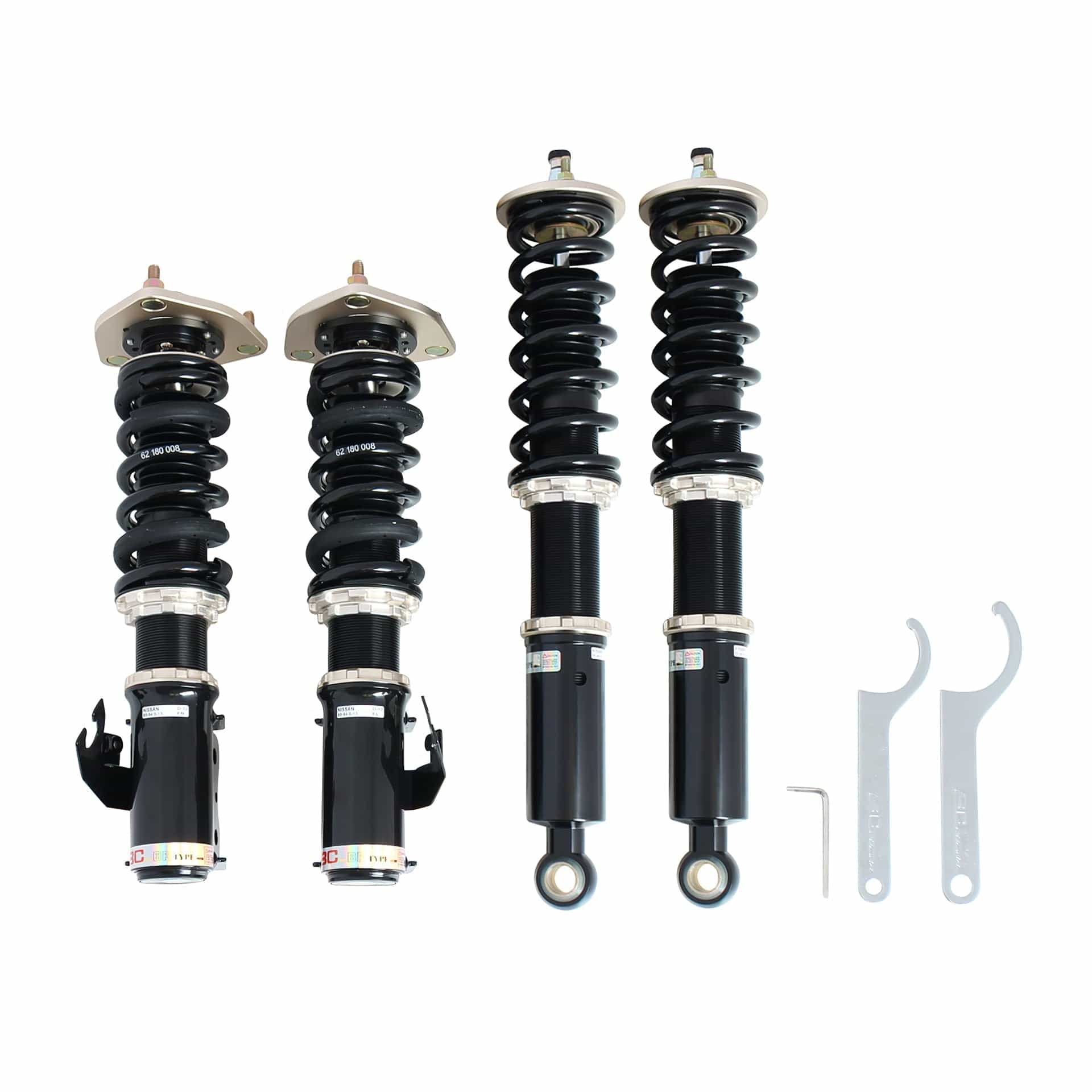 BC Racing ER Series Coilovers for 1989-1994 Nissan 240SX RWD (S13) D-12-ER