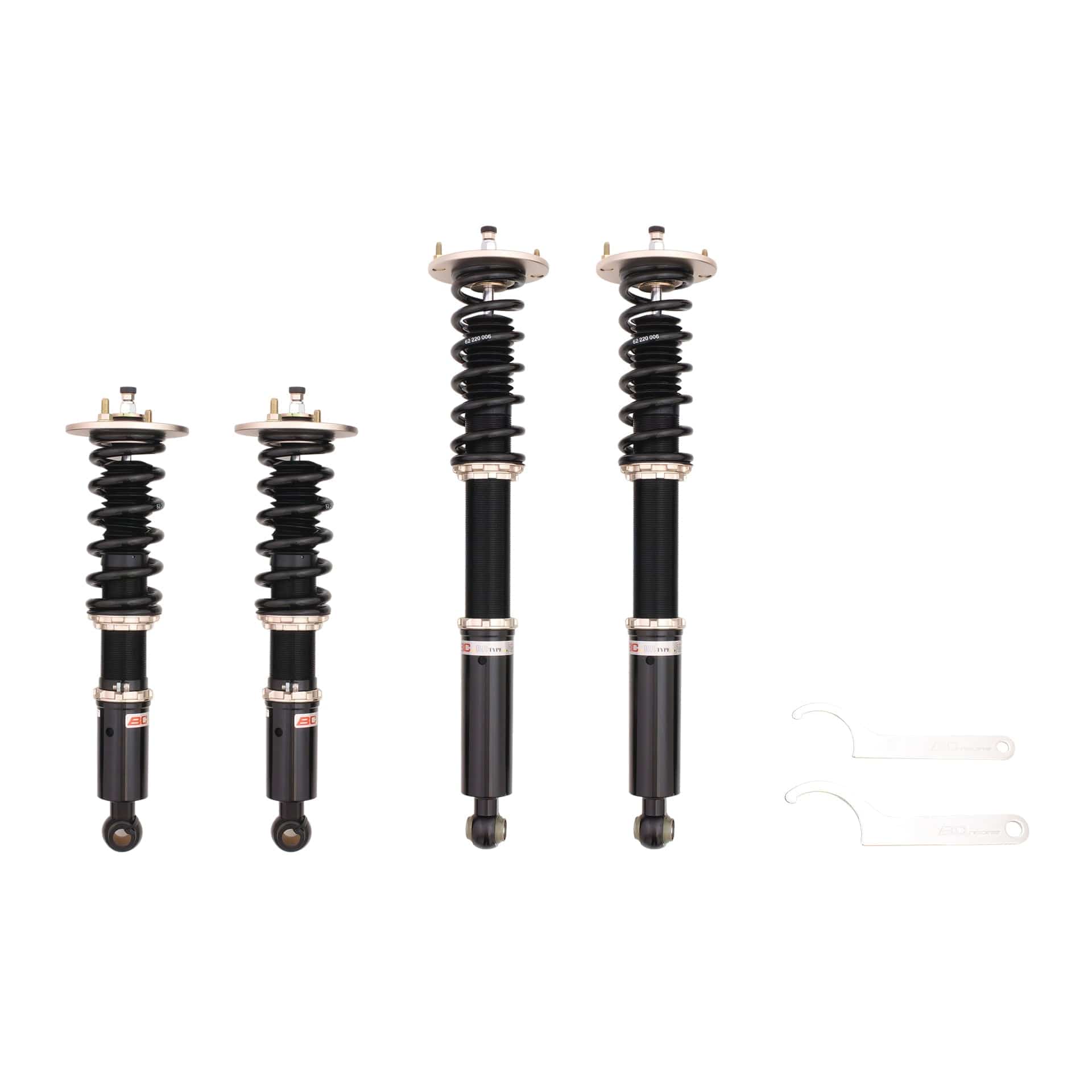 BC Racing ER Series Coilovers for 1993-1998 Nissan Skyline R33 GTS RWD (ECR33) D-16-ER