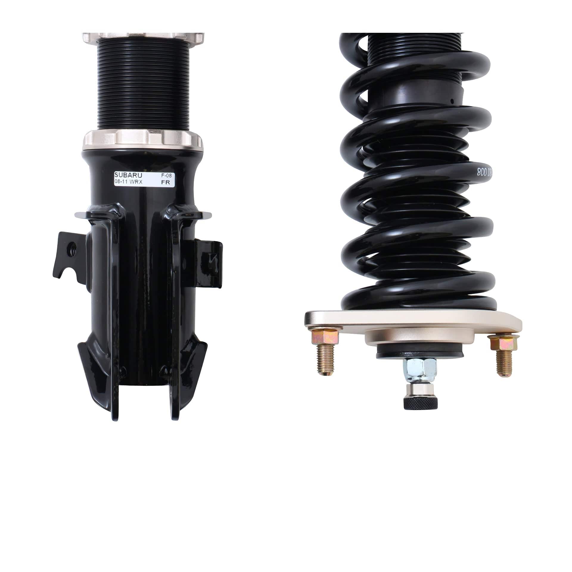 BC Racing ER Series Coilovers for 2008-2014 Subaru Impreza WRX AWD (GH8) F-08-ER