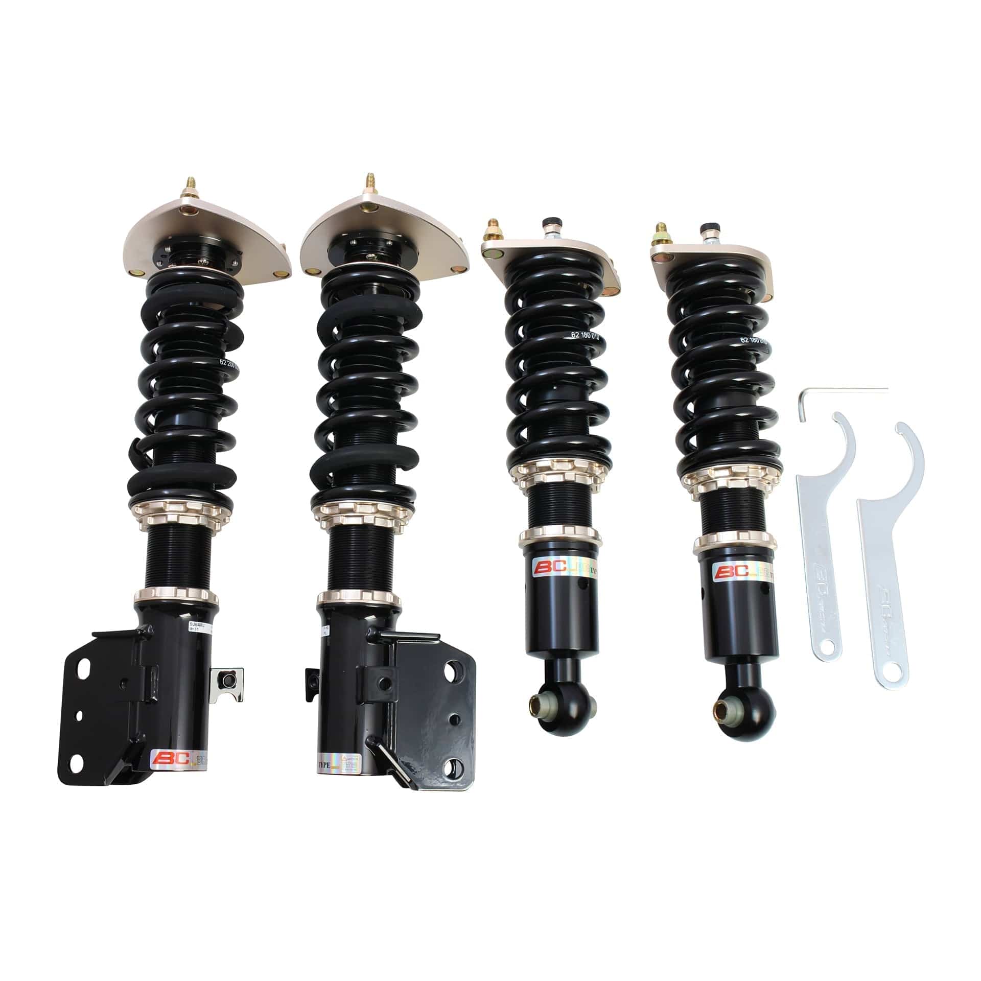 BC Racing ER Series Coilovers for 2008-2014 Subaru WRX STI Hatchback AWD (GH8) F-10-ER