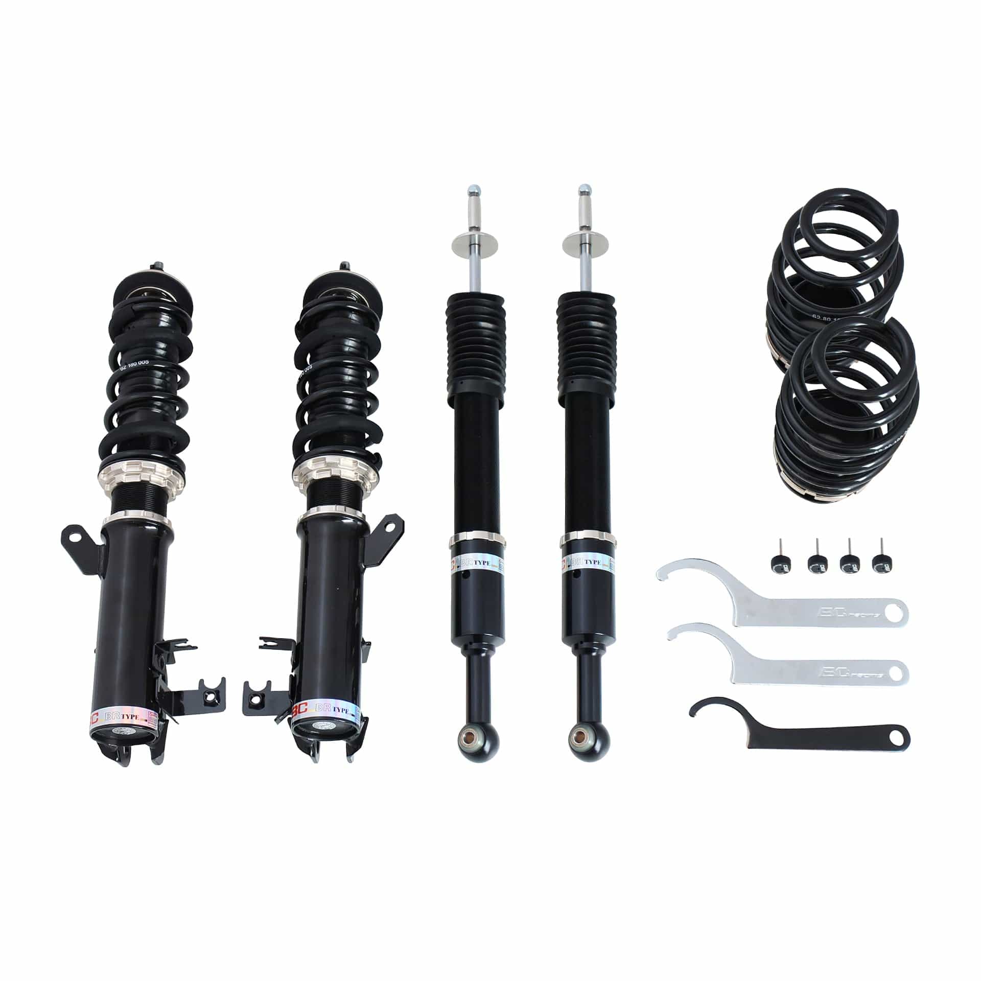 BC Racing ER Series Coilovers for 2009-2014 Honda Fit FWD (GE) A-28-ER
