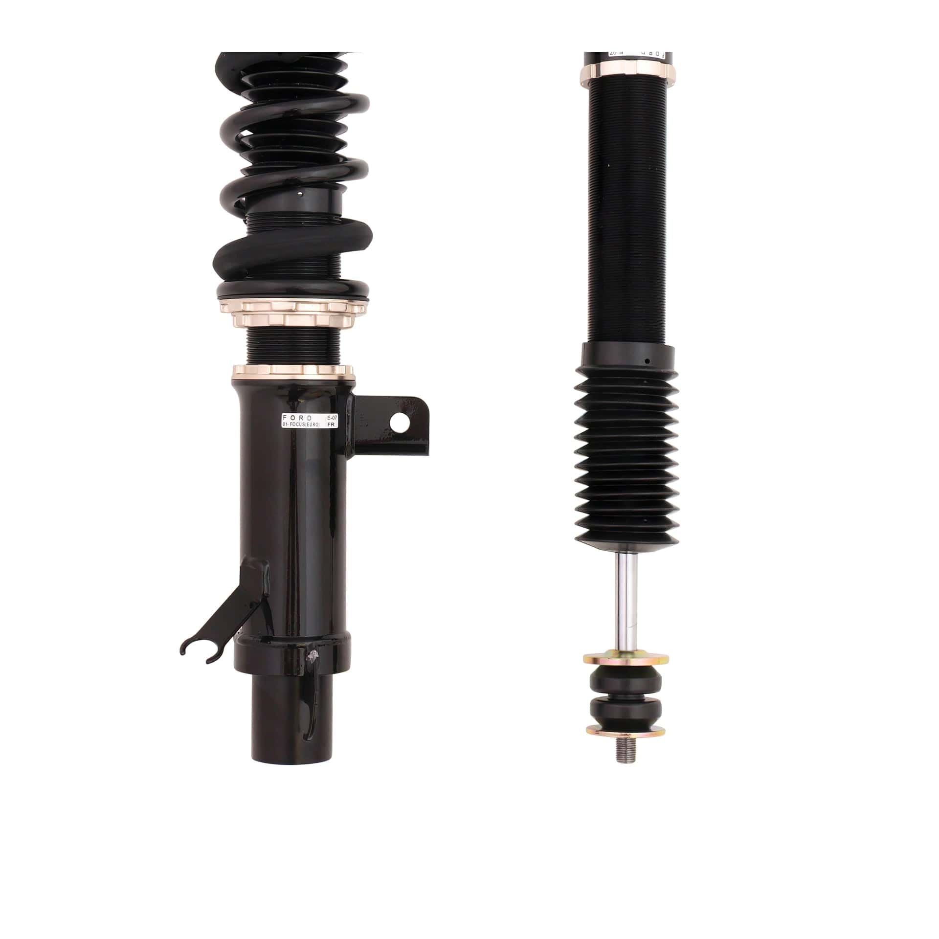BC Racing RM Series Coilovers for 2000-2005 Ford Focus MK1 FWD (DAW) Excl. Wagon E-07-RM