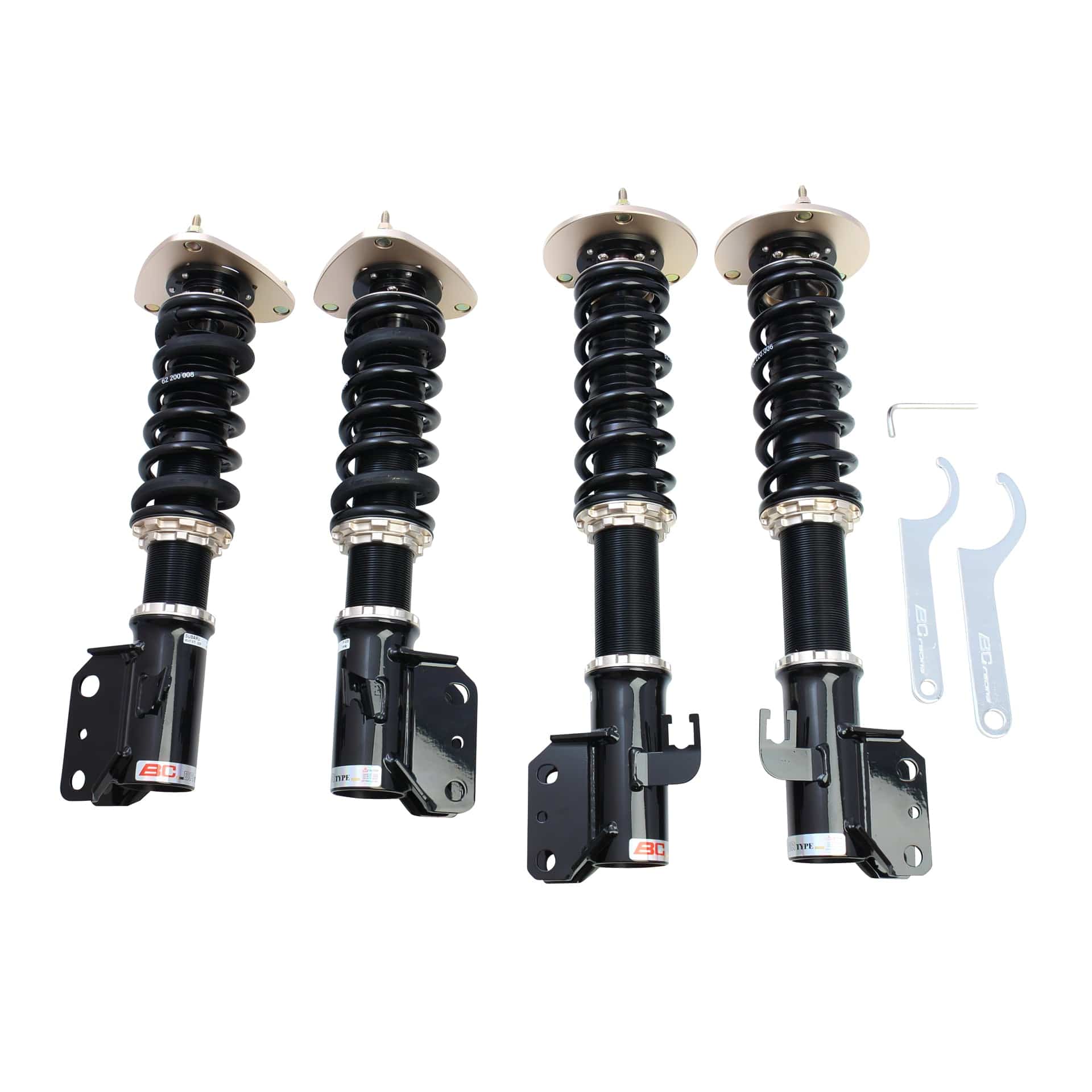 BC Racing ZR Series Coilovers for 2005-2007 Subaru WRX STI AWD (GDE/GDF) F-03-ZR
