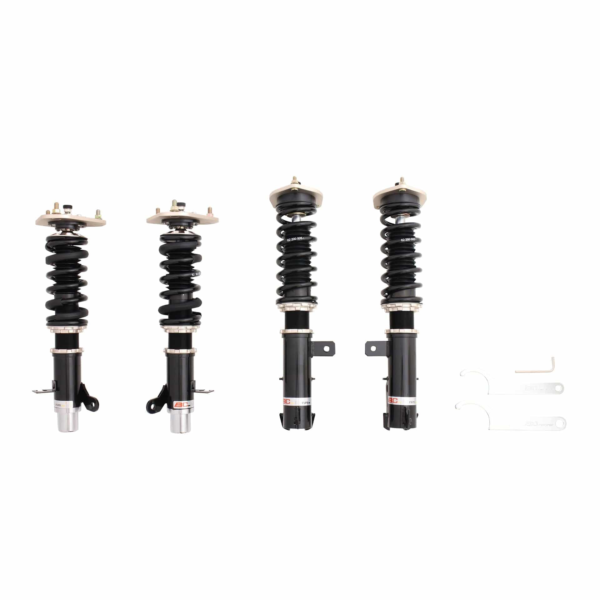 BC Racing ZX Series Coilovers for 1994-1999 Toyota Celica Superstrut NEVER SOLD IN USA, WELDING REQUIRED AWD (ST205) C-26-ZX