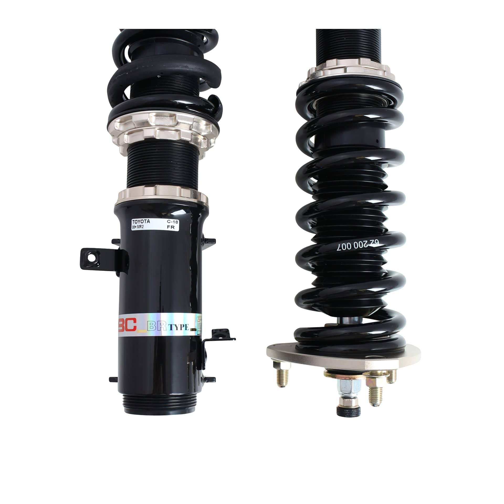 BC Racing ZX Series Coilovers for 2000-2005 Toyota MR2 Spyder RWD (ZZW30) C-18-ZX