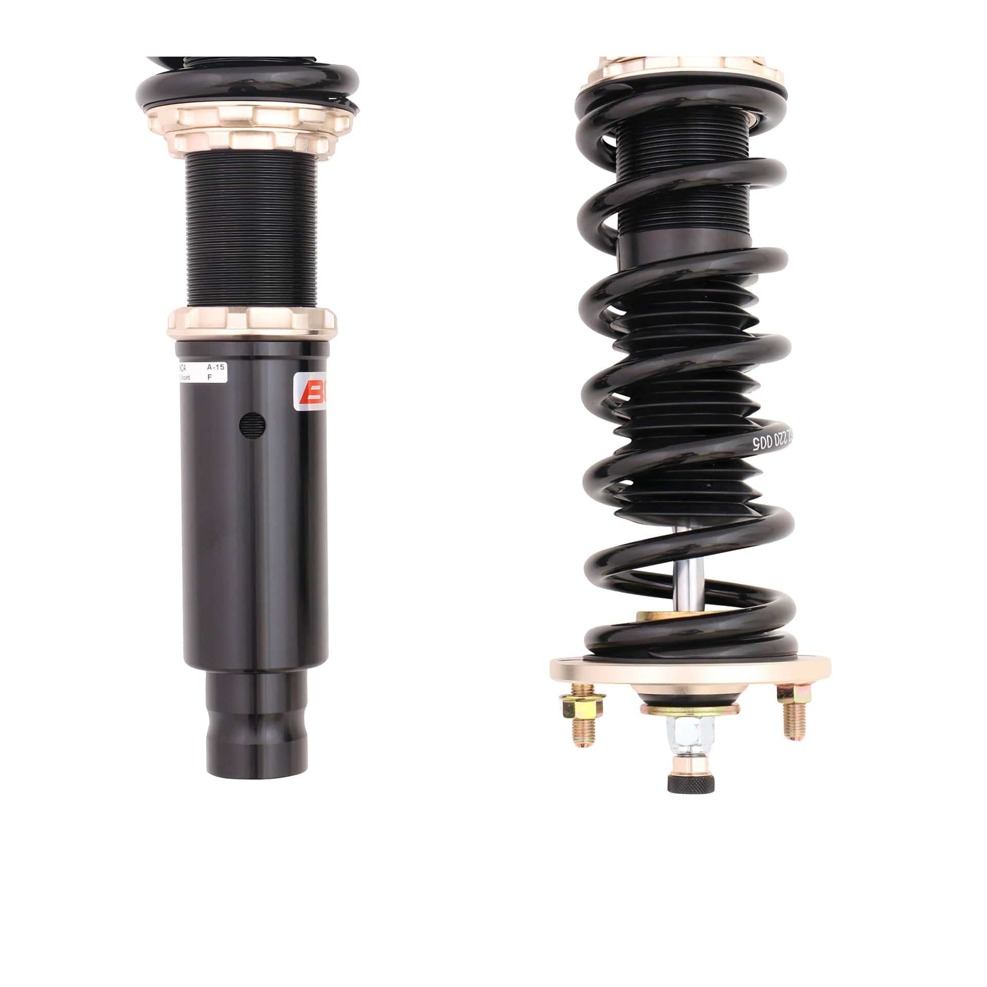 BC Racing ZX Series Coilovers for 2003-2007 Honda Accord FWD (CM) A-15-ZX
