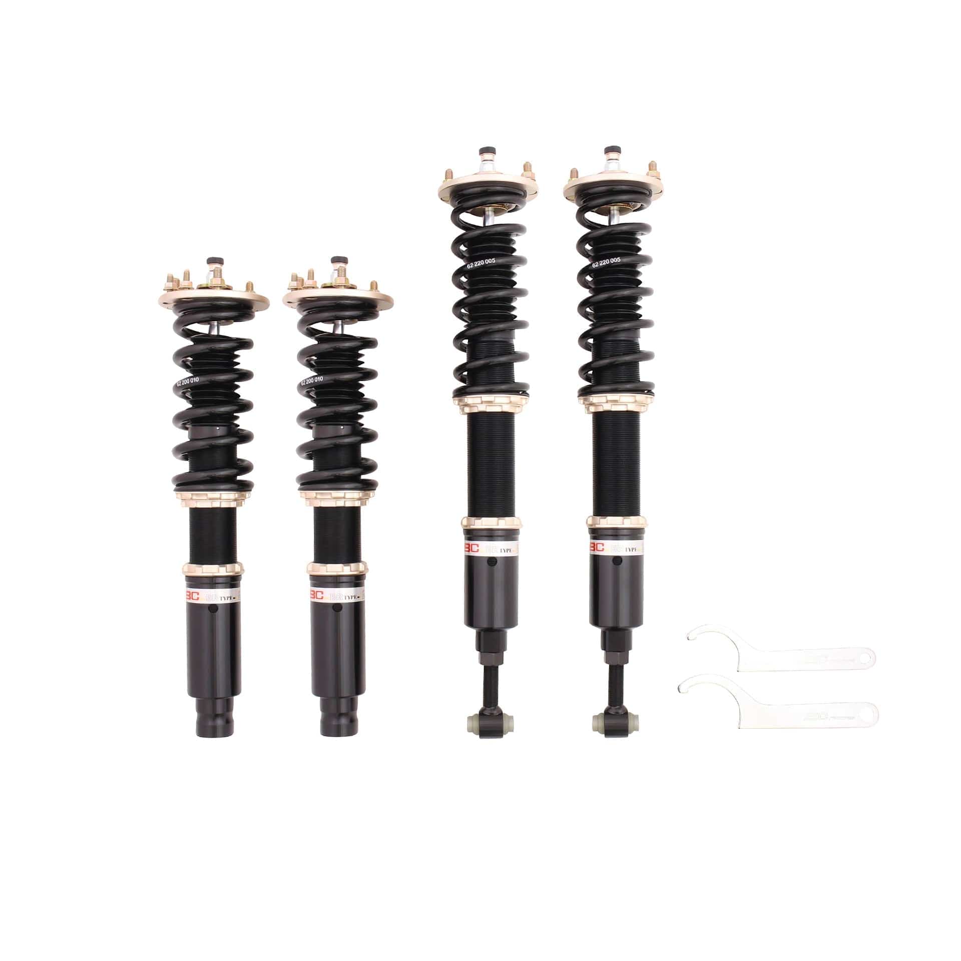 BC Racing ZX Series Coilovers for 2003-2007 Honda Accord FWD (CM) A-15-ZX