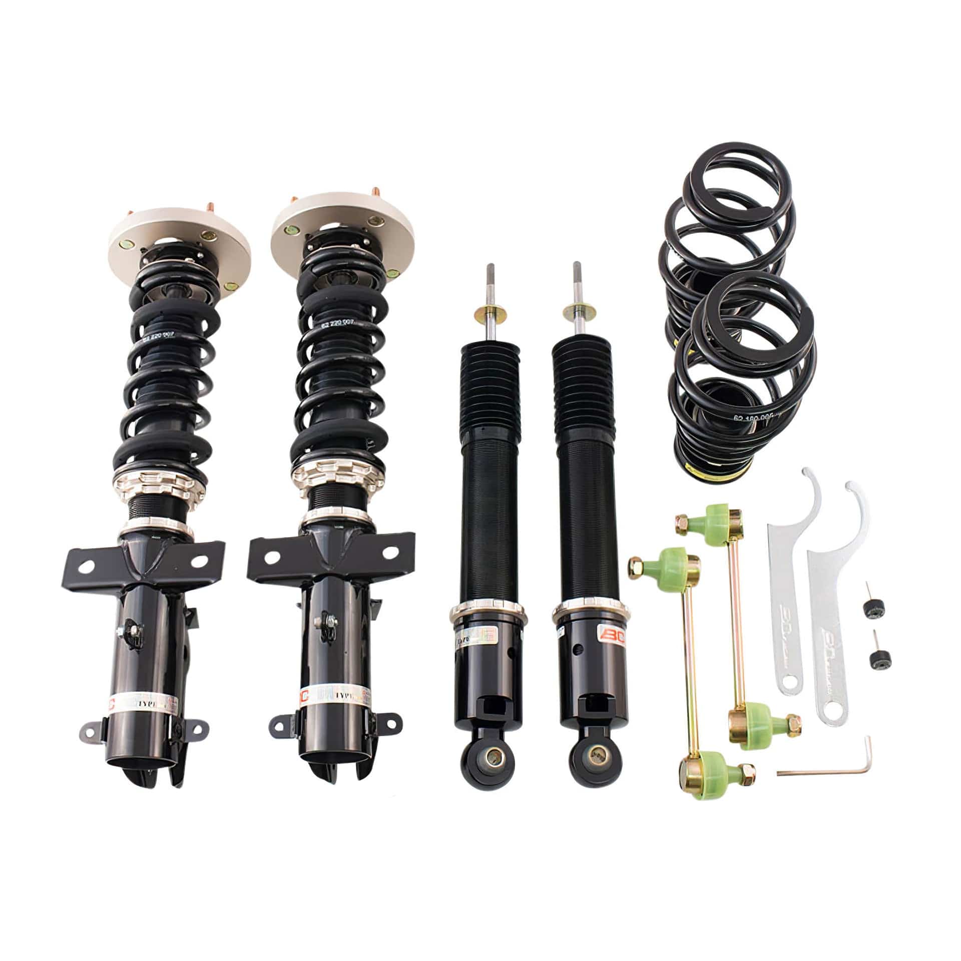 BC Racing ZX Series Coilovers for 2005-2014 Ford Mustang RWD (S197) E-09-ZX
