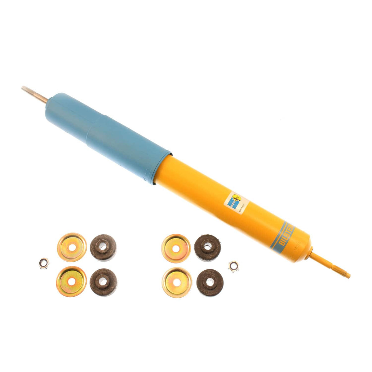 Bilstein B6 46mm Monotube Suspension Rear Shock Absorber - 11.46 in. Collapsed, 18.9 in. Extended 24-186421