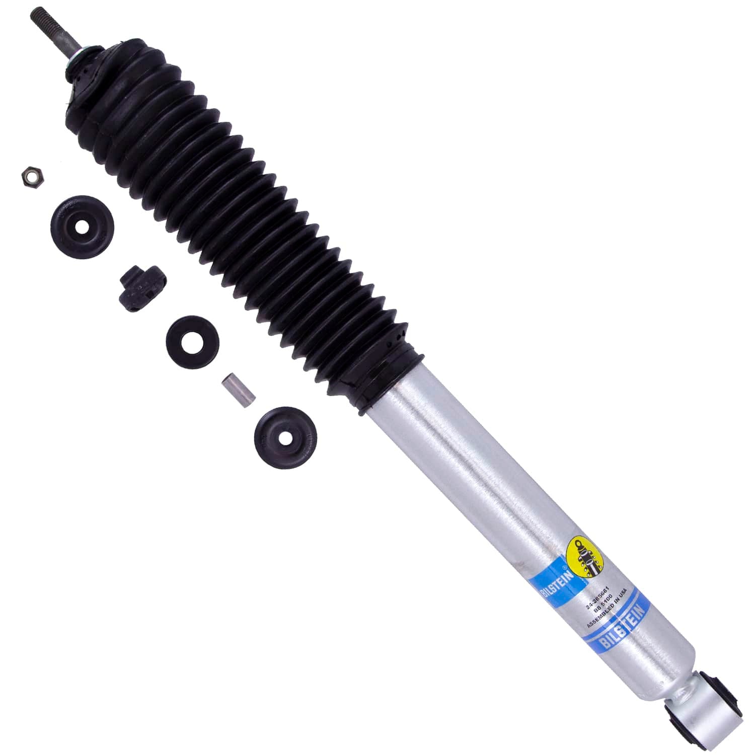 Bilstein B8 5100 46mm Monotube Suspension Rear Shock Absorber (16.75 in. Collapsed) for 2014-2026 Dodge Ram 2500 (DS/DT) 24-285681