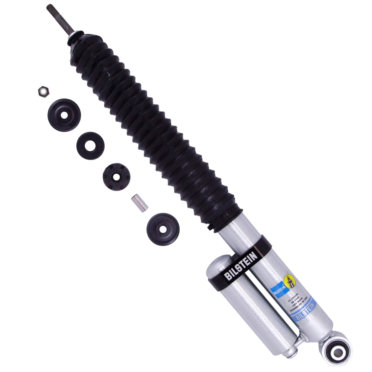 Bilstein B8 5160 46mm Monotube Suspension Rear Left Shock Absorber - 15.69 in. Collapsed 25-299946