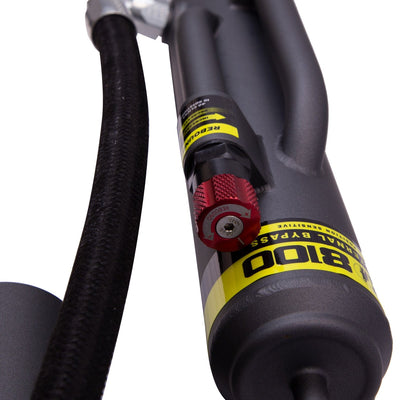 Bilstein B8 8100 (Bypass) Suspension Rear Left Shock Absorber for 2005-2015 Toyota Tacoma - 23.94 in. Extended, EVO Grey 25-320442