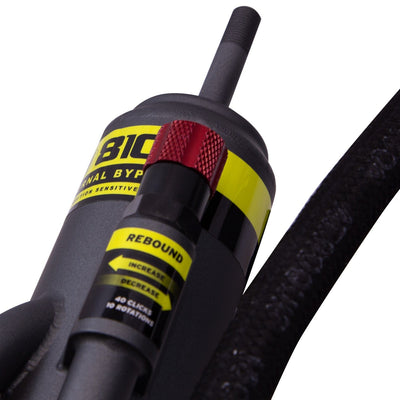 Bilstein B8 8100 (Bypass) Suspension Rear Left Shock Absorber for 2005-2015 Toyota Tacoma - 23.94 in. Extended, EVO Grey 25-320442