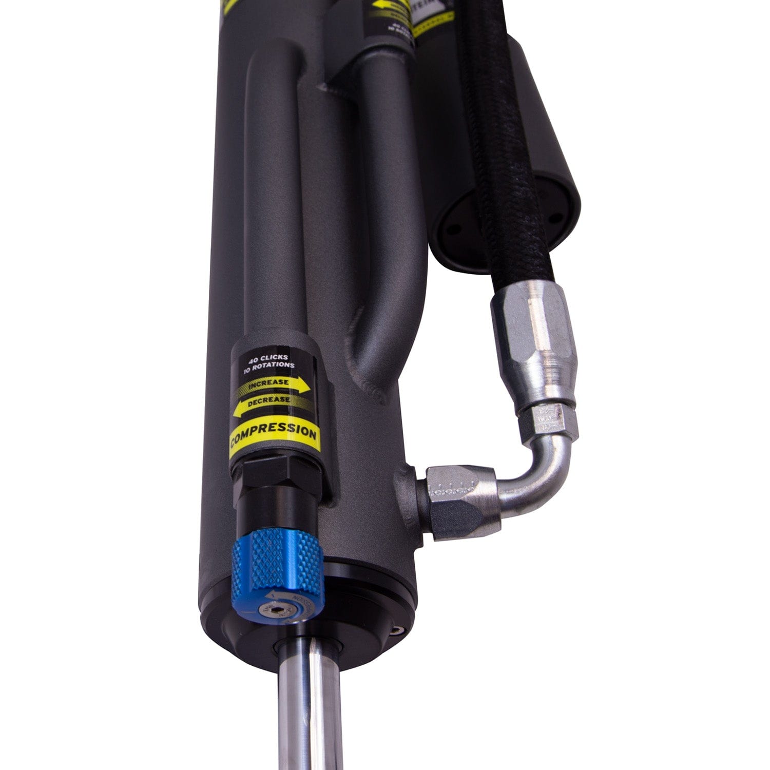 Bilstein B8 8100 (Bypass) Suspension Rear Right Shock Absorber for 2005-2015 Toyota Tacoma - 23.94 in. Extended, EVO Grey 25-320459
