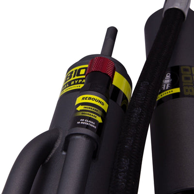 Bilstein B8 8100 (Bypass) Suspension Rear Right Shock Absorber for 2005-2015 Toyota Tacoma - 23.94 in. Extended, EVO Grey 25-320459