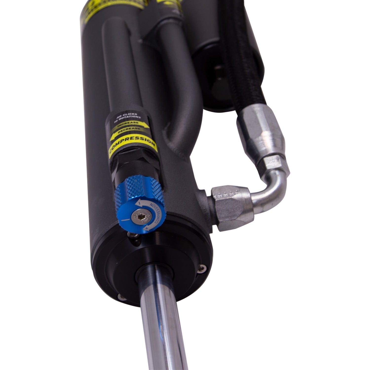 Bilstein B8 8100 (Bypass) Suspension Rear Right Shock Absorber for 2005-2015 Toyota Tacoma - 23.94 in. Extended, EVO Grey 25-320459