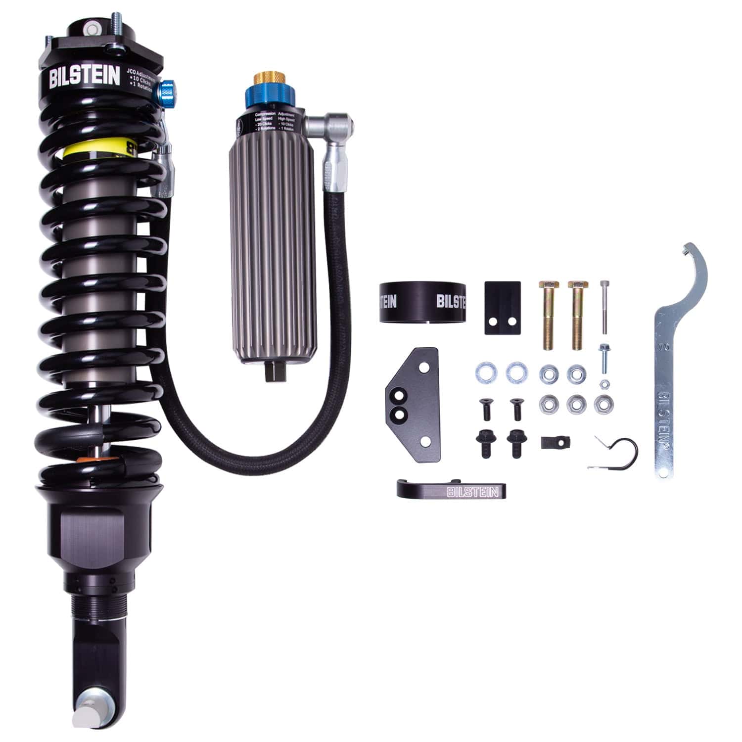 Bilstein B8 8112 (ZoneControl CR DSA+) Front Right Shock Absorber and Coil Spring Assembly (17.59 in. Collapsed) for 2021-2026 Ford Bronco (U725) 41-314227