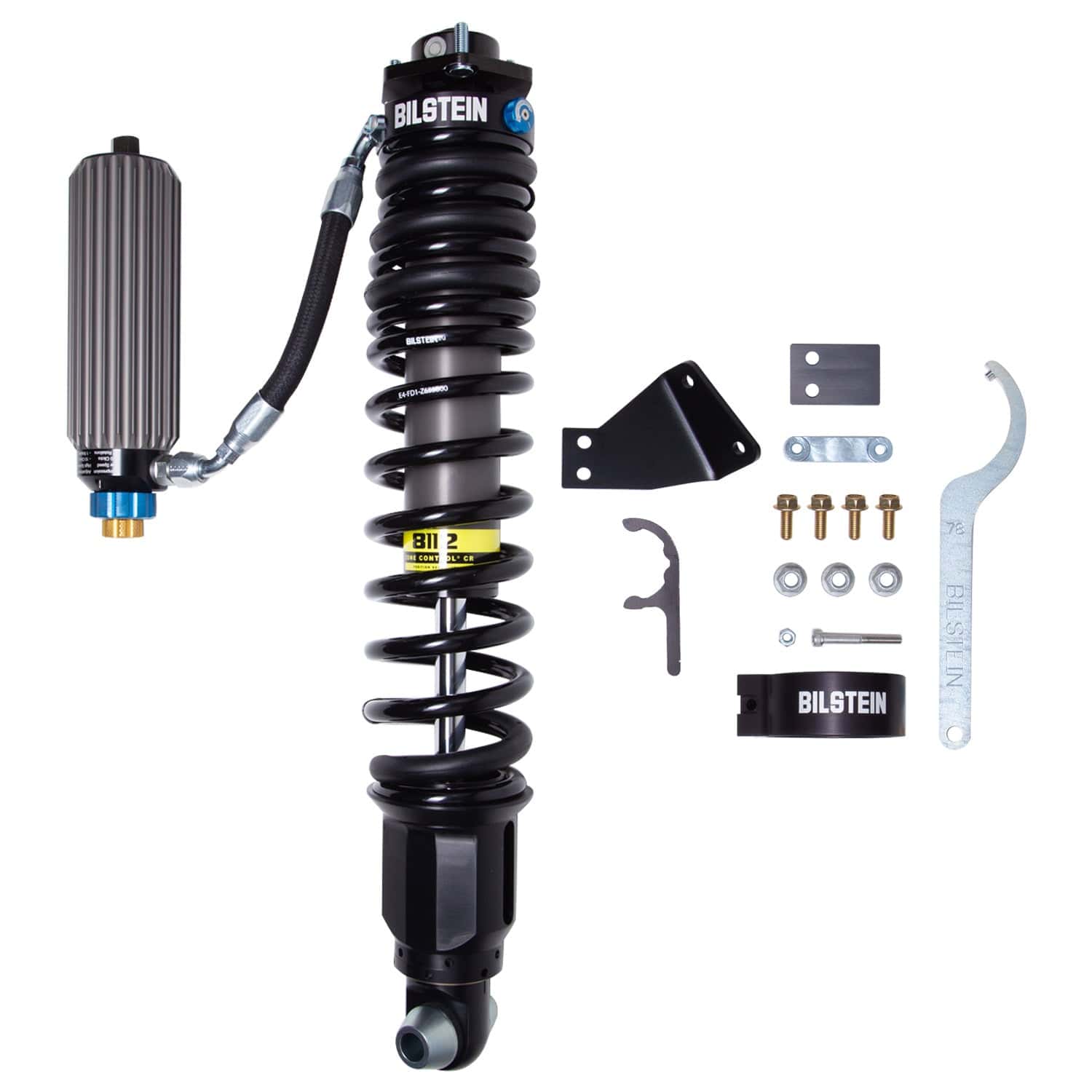 Bilstein B8 8112 (ZoneControl CR DSA+) Rear Left Shock Absorber and Coil Spring Assembly (18.40 in. Collapsed) for 2021-2026 Ford Bronco (U725) 41-314326