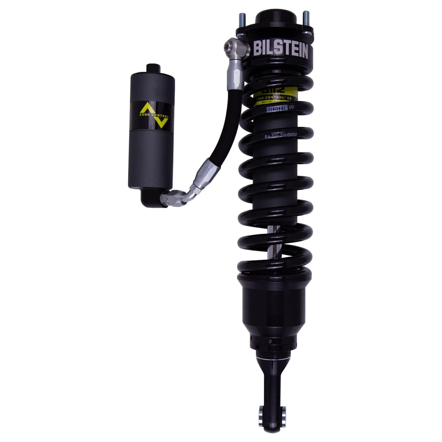 Bilstein B8 8112 (ZoneControl CR) Front Left Shock Absorber and Coil Spring Assembly for 2007-2009 Toyota FJ Cruiser - 22.80 in. Extended, EVO Grey 41-326329