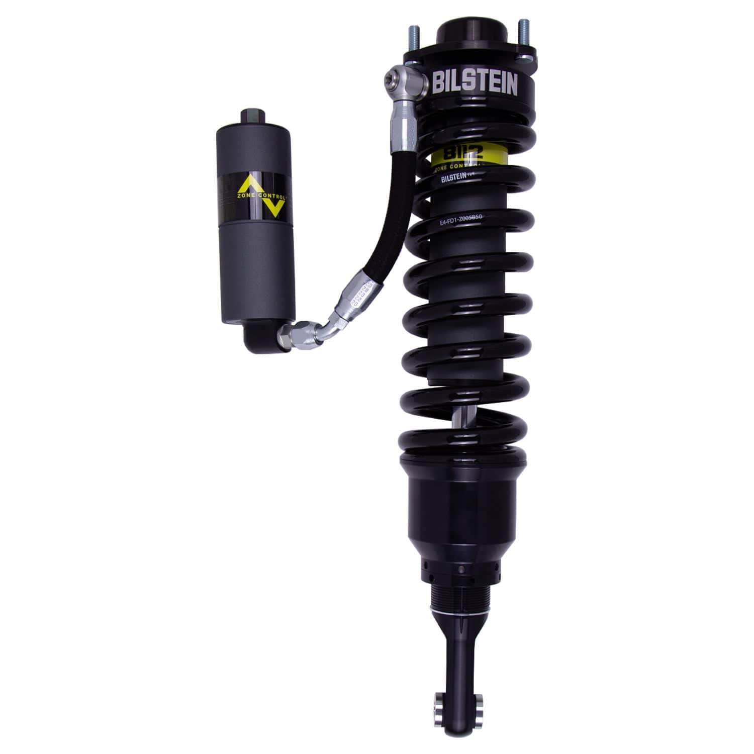 Bilstein B8 8112 (ZoneControl CR) Front Left Shock Absorber and Coil Spring Assembly for 2010-2024 Toyota 4Runner 4WD - 22.80 in. Extended, EVO Grey, Without Kinetic Dynamic Suspension System 41-324172
