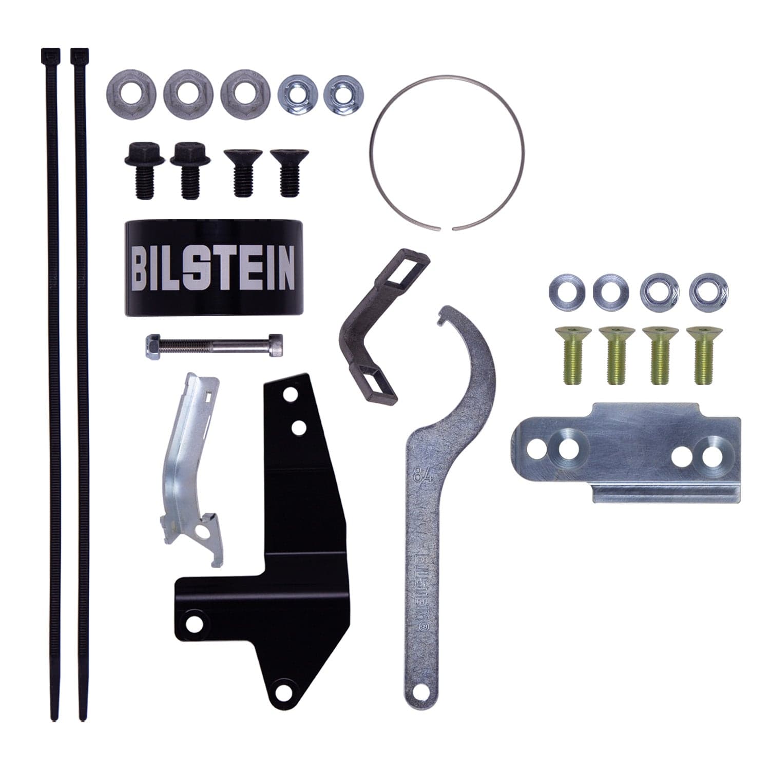 Bilstein B8 8112 (ZoneControl CR) Front Right Shock Absorber and Coil Spring Assembly for 2003-2009 Lexus GX470 - 22.80 in. Extended, EVO Grey 41-326336