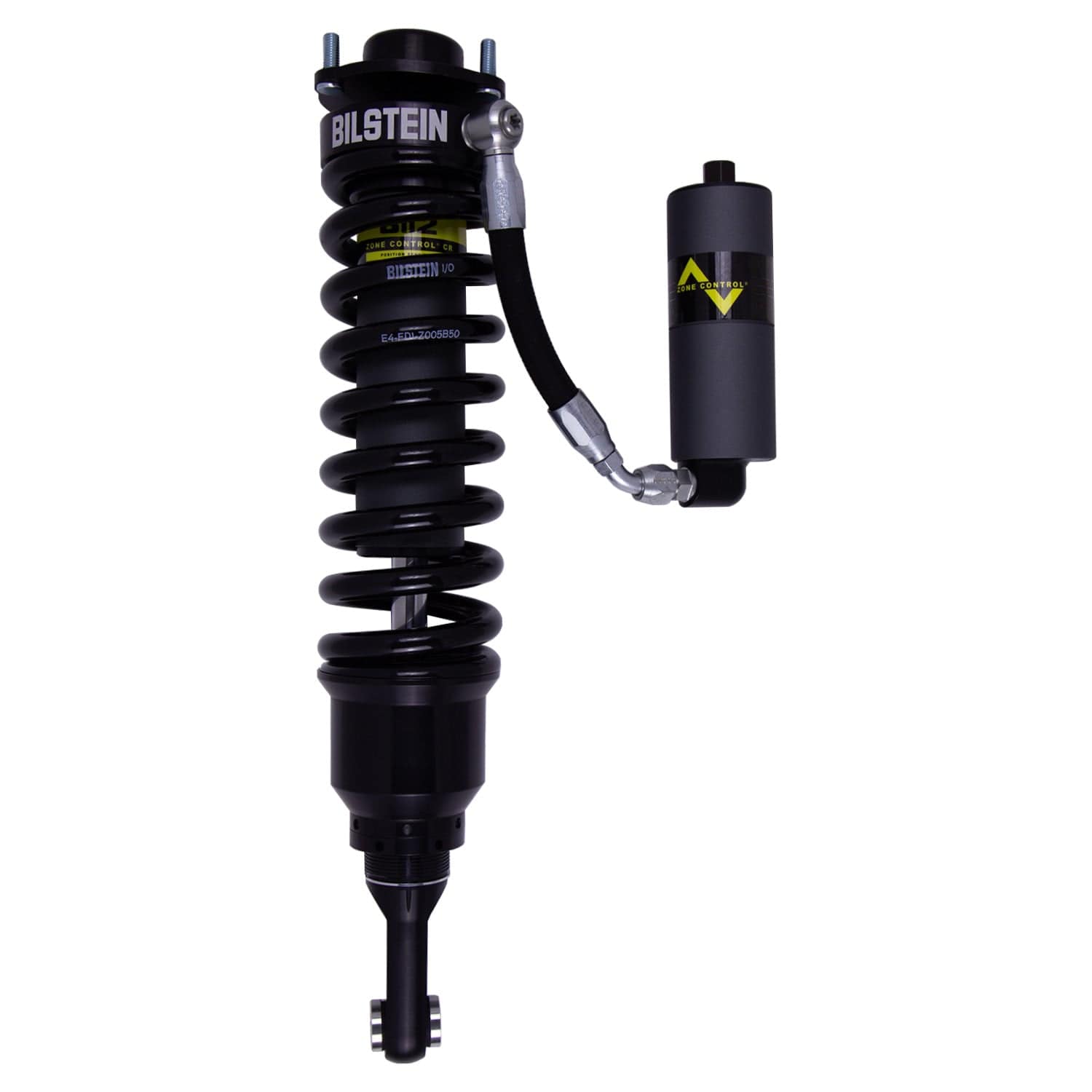 Bilstein B8 8112 (ZoneControl CR) Front Right Shock Absorber and Coil Spring Assembly for 2010-2023 Lexus GX460 - 22.80 in. Extended, EVO Grey 41-324165