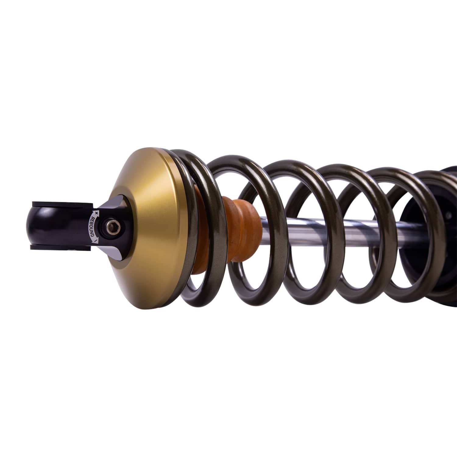 Bilstein Black Hawk Powersports Front Left Shock Absorber and Coil Spring Assembly for 2021-2023 Can-Am Maverick X3 X rs Turbo RR Smart-Shox 41-324998