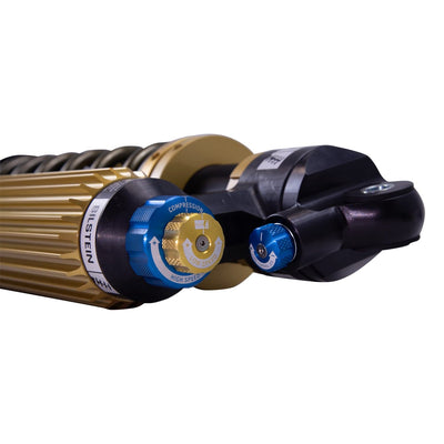 Bilstein Black Hawk Powersports Front Left Shock Absorber and Coil Spring Assembly for 2021-2023 Can-Am Maverick X3 X rs Turbo RR Smart-Shox 41-324998