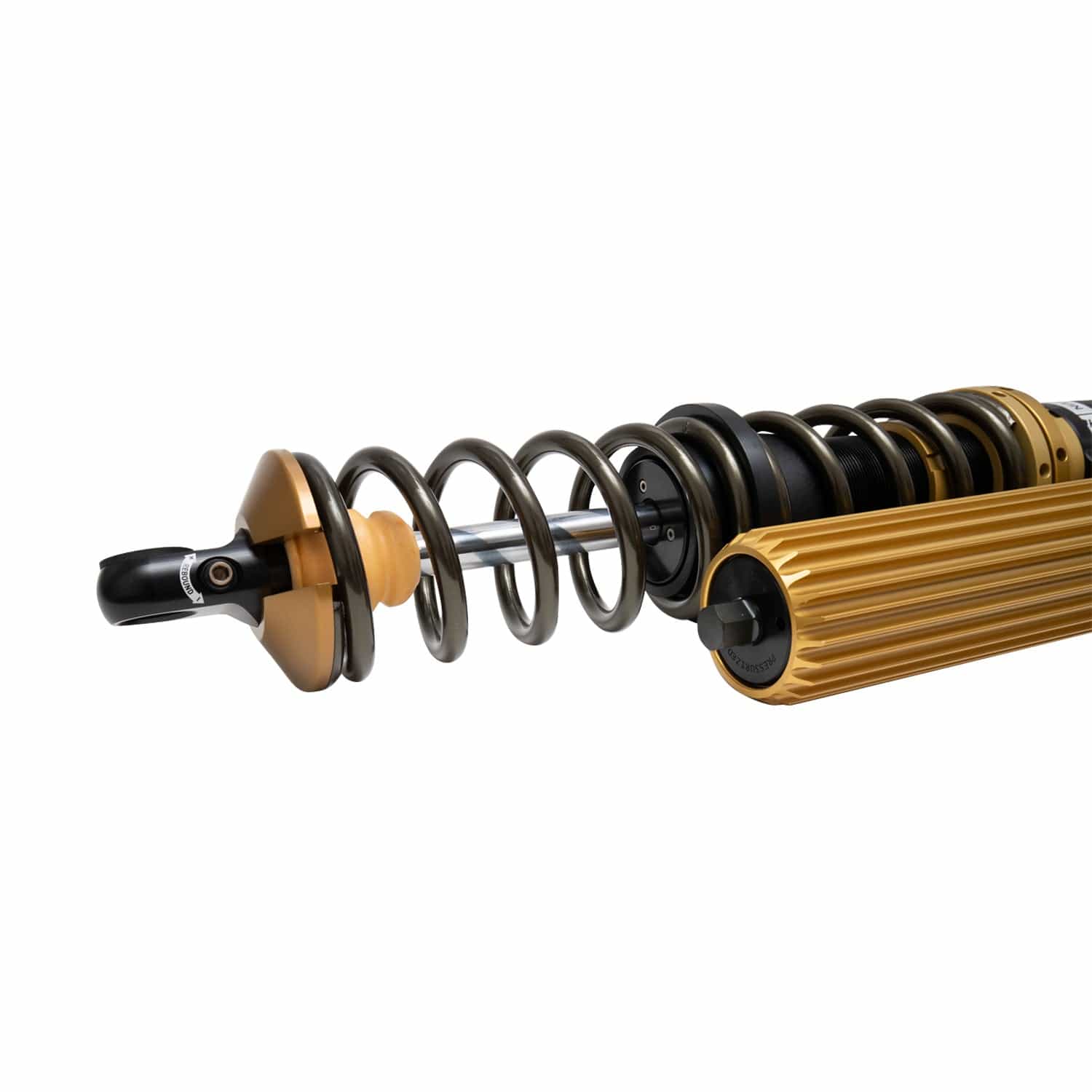 Bilstein Black Hawk Powersports Front Left Shock Absorber and Coil Spring Assembly for 2023-2024 Polaris RZR XP 4 1000 Ultimate 41-341742