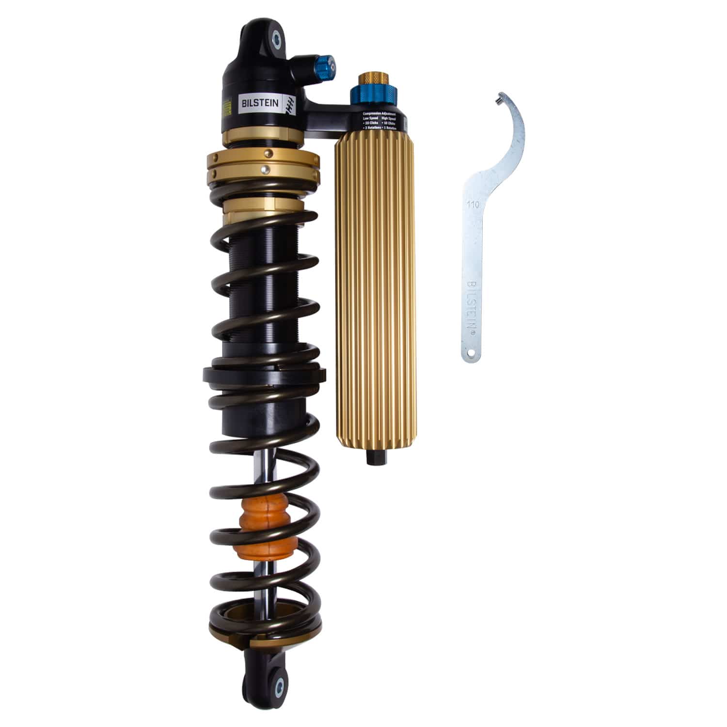 Bilstein Black Hawk Powersports Front Right Shock Absorber and Coil Spring Assembly for 2020-2021 Polaris RZR XP 4 1000 High Lifter Edition 41-341759