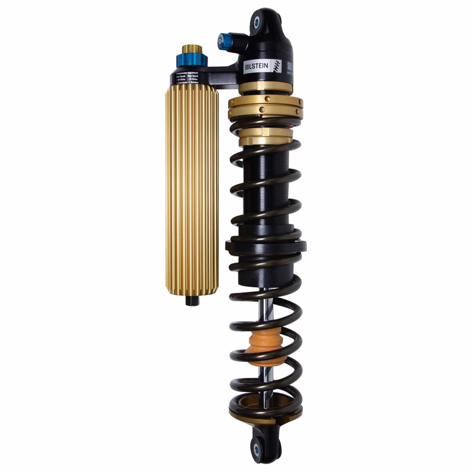 Bilstein Black Hawk Powersports Front Right Shock Absorber and Coil Spring Assembly for 2021-2022 Polaris RZR Turbo S4 Velocity 41-341797