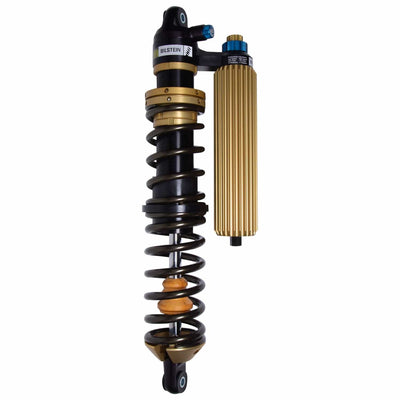 Bilstein Black Hawk Powersports Front Right Shock Absorber and Coil Spring Assembly for 2021 Polaris RZR Turbo S4 Lifted Lime LE 41-341797