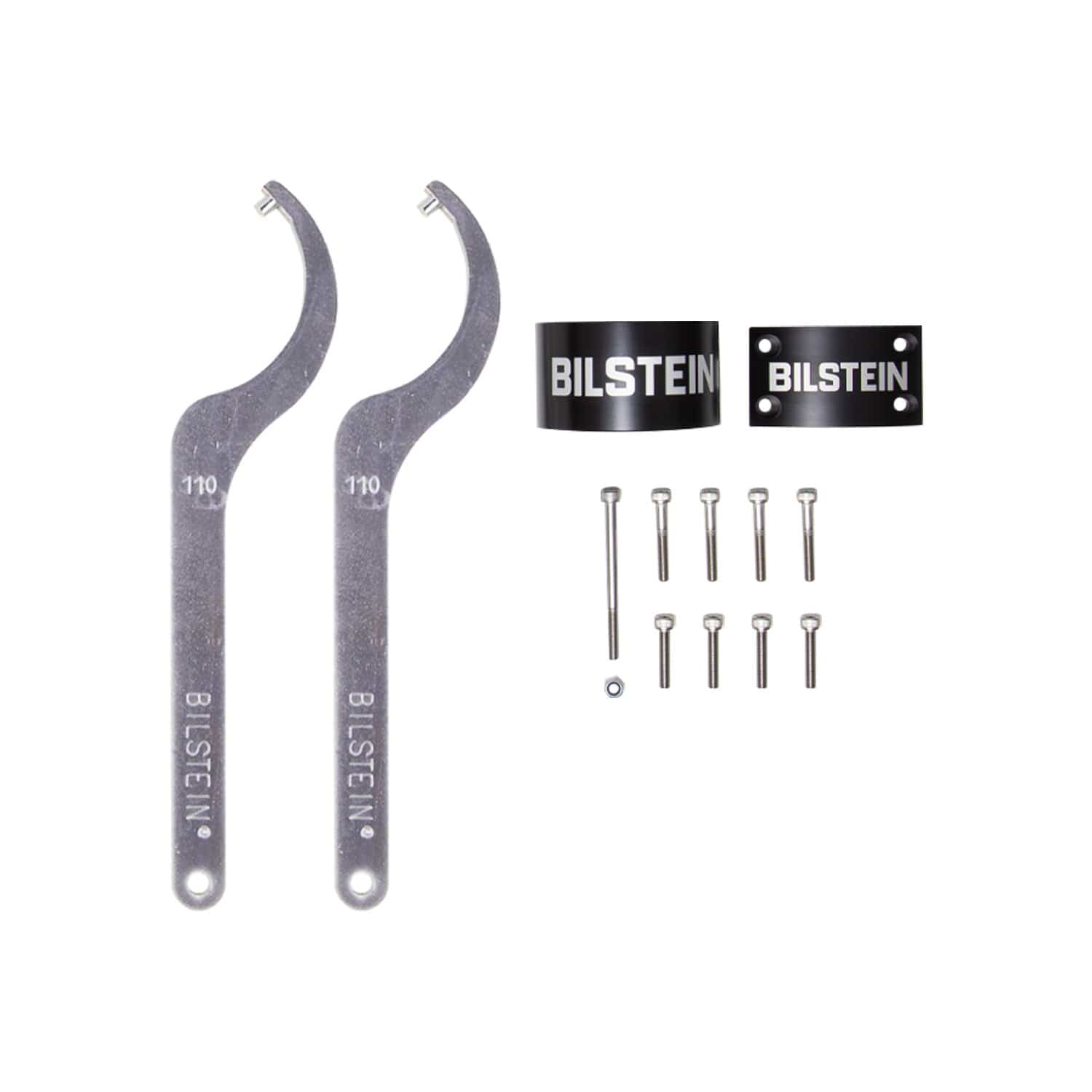 Bilstein Black Hawk Powersports Rear Shock Absorber and Coil Spring Assembly for 2021-2022 Polaris RZR Turbo S 41-327890