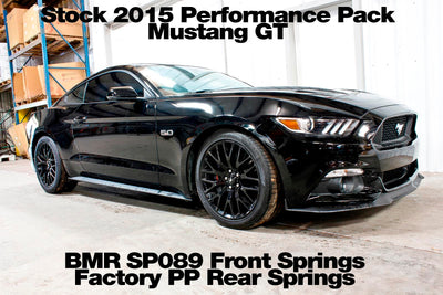 BMR Suspension Front Lowering Springs for 2024-2025 Ford Mustang (S650) SP089R