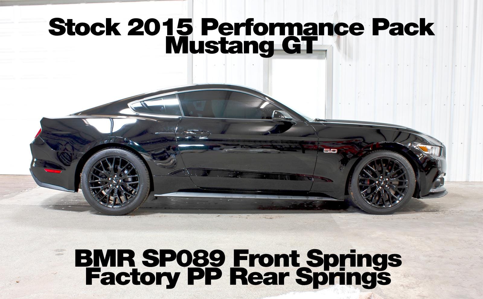 BMR Suspension Front Lowering Springs for 2024-2025 Ford Mustang (S650) SP089R