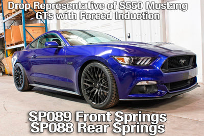 BMR Suspension Front Lowering Springs for 2024-2025 Ford Mustang (S650) SP089R