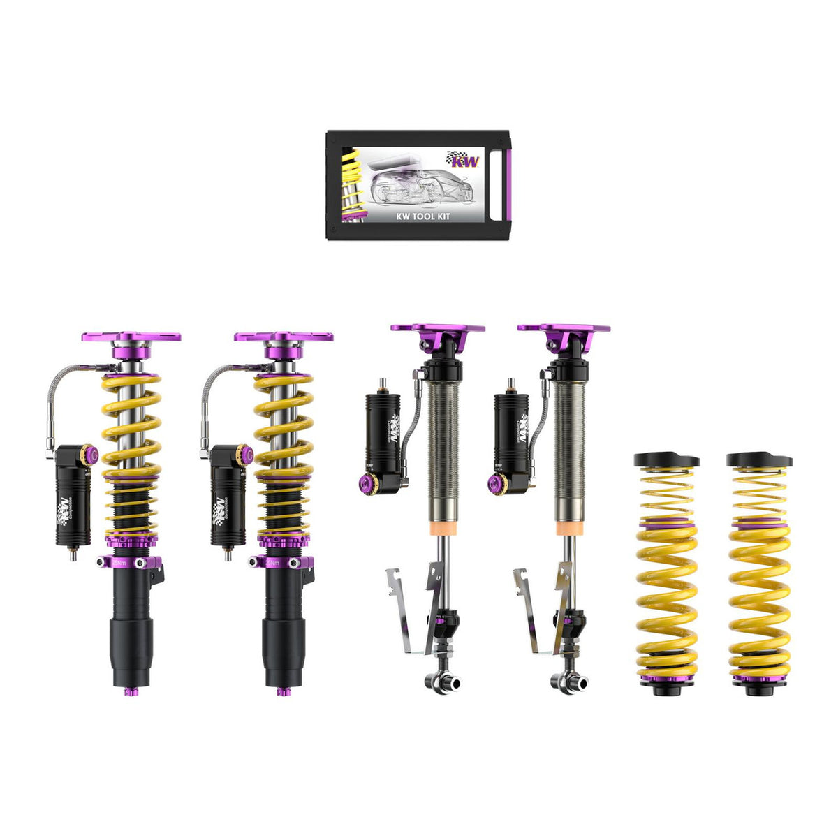 KW Suspension V4 Racing Kit for 2021-2026 BMW M3 Sedan RWD (G80), Race Slicks