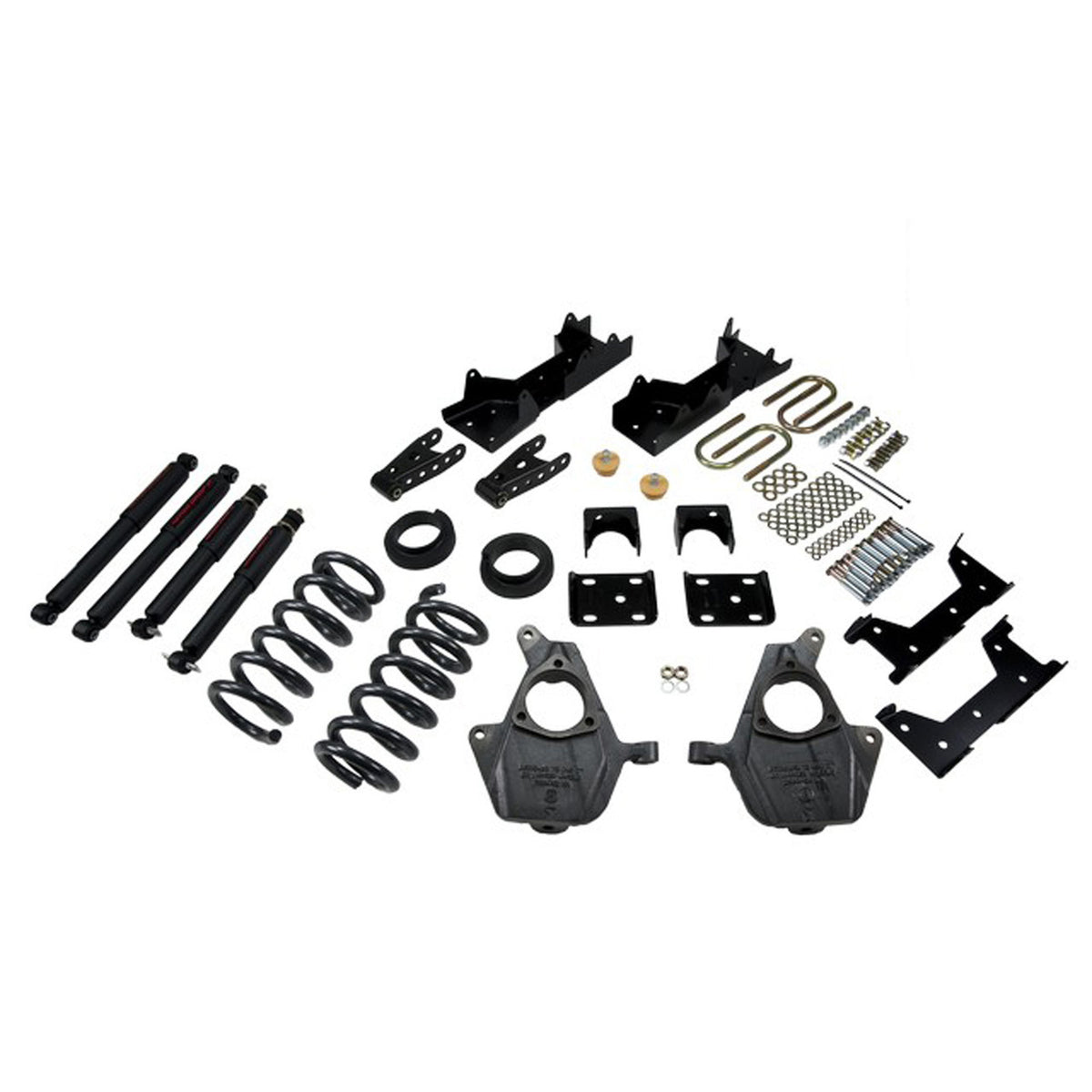 Belltech Lowering Kit w/Nitro Drop 2 Shocks (4-5" Front / 7" Rear Drop) for 2004-2006 GMC Sierra 1500 Crew Cab RWD