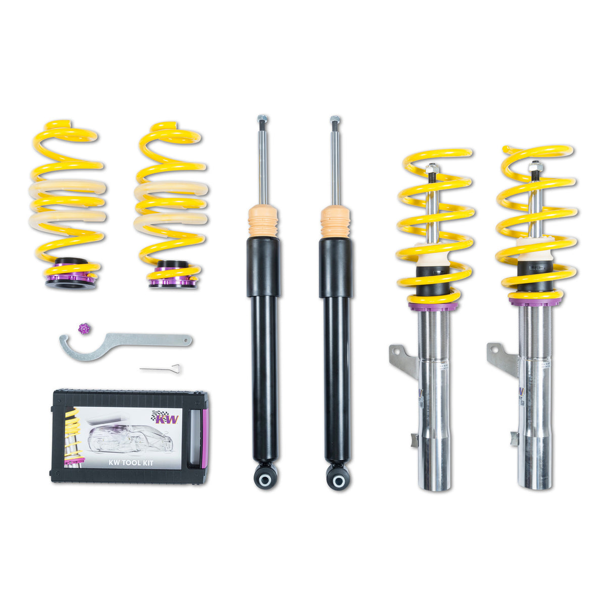 KW Suspension Variant 1 Coilover Kit for 2015-2019 Volkswagen Golf R (w/o DCC) 102800CB