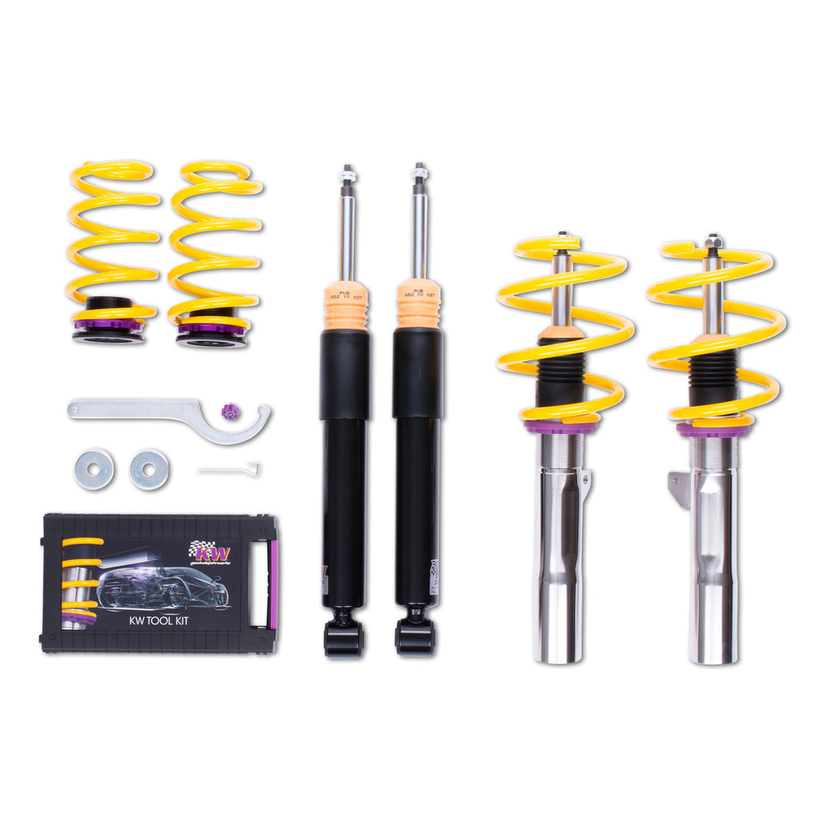 KW Suspension Street Comfort Coilover Kit for 2014-2024 Mini Cooper (F56) (w/o Dynamic Damper Control) 180200AG