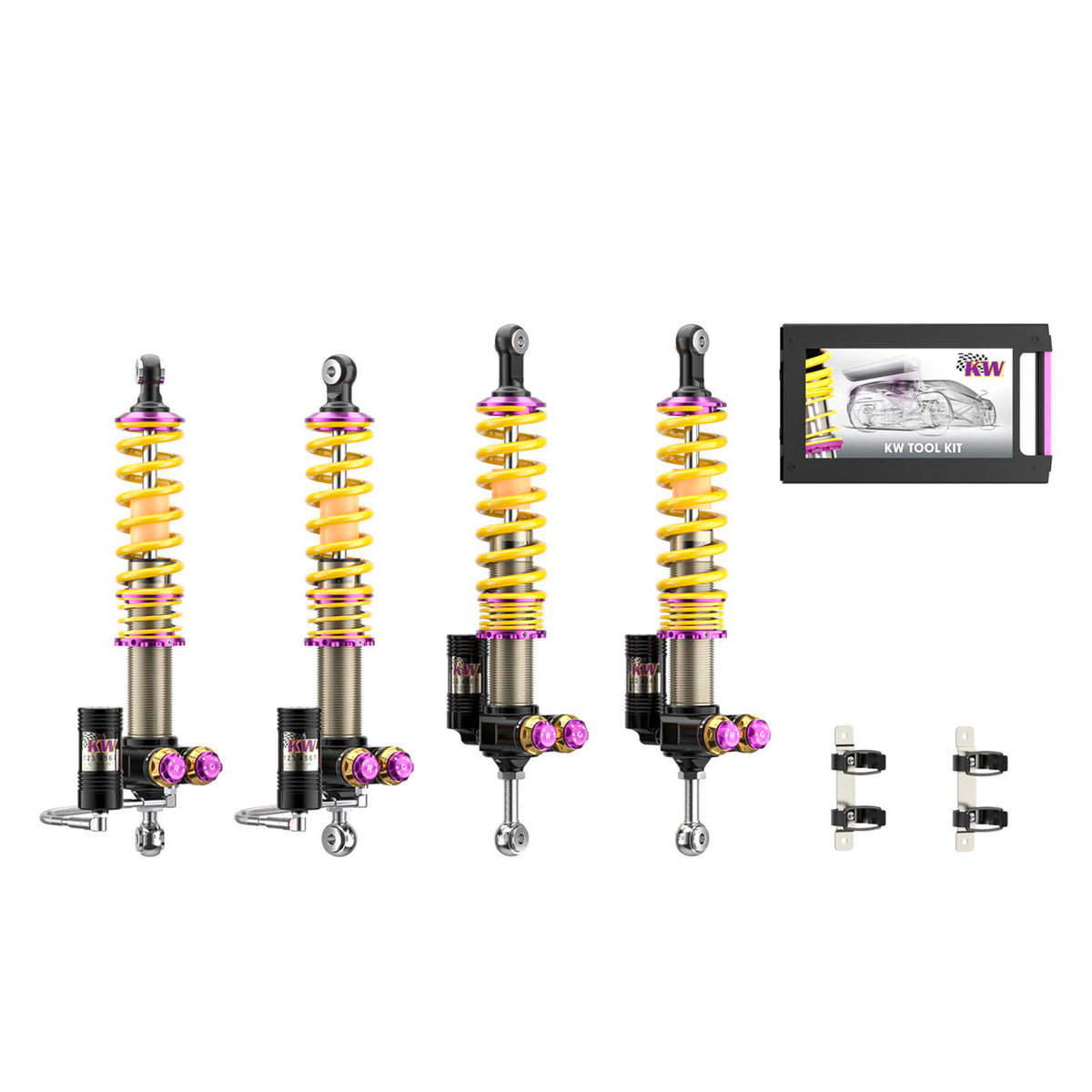 KW Suspension Variant 5 Adjustable Coilover Kit for 2004-2005 Porsche Carrera GT (980) 30971027