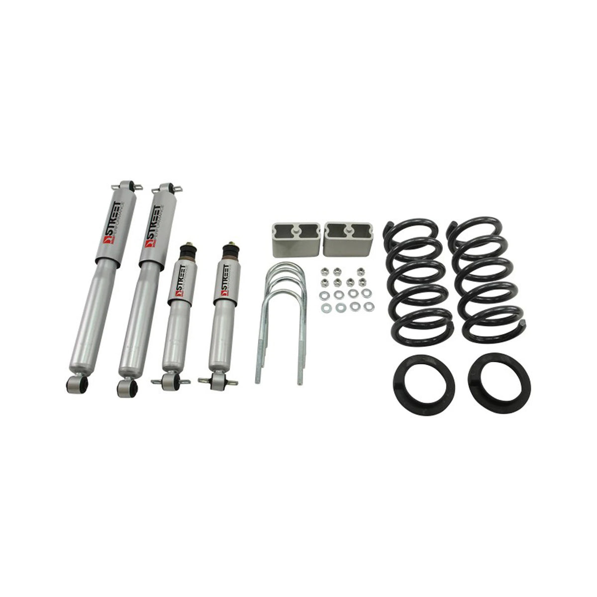 Belltech Lowering Kit w/Street Performance Shocks for the GMC Sonoma Extended Cab 6-Cyl RWD